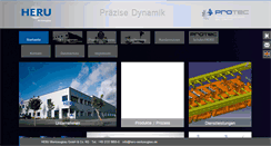 Desktop Screenshot of heru-werkzeugbau.de